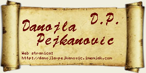 Danojla Pejkanović vizit kartica